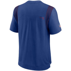 New York Giants Sideline Player UV Performance T-Shirt Royal