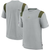 Green Bay Packers Sideline Player UV Performance T-Shirt Gray