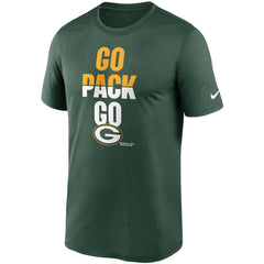 Green Bay Packers Legend Local Phrase Performance T-Shirt Green