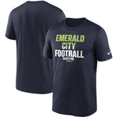 Seattle Seahawks Legend Local Phrase Performance T-Shirt College Navy