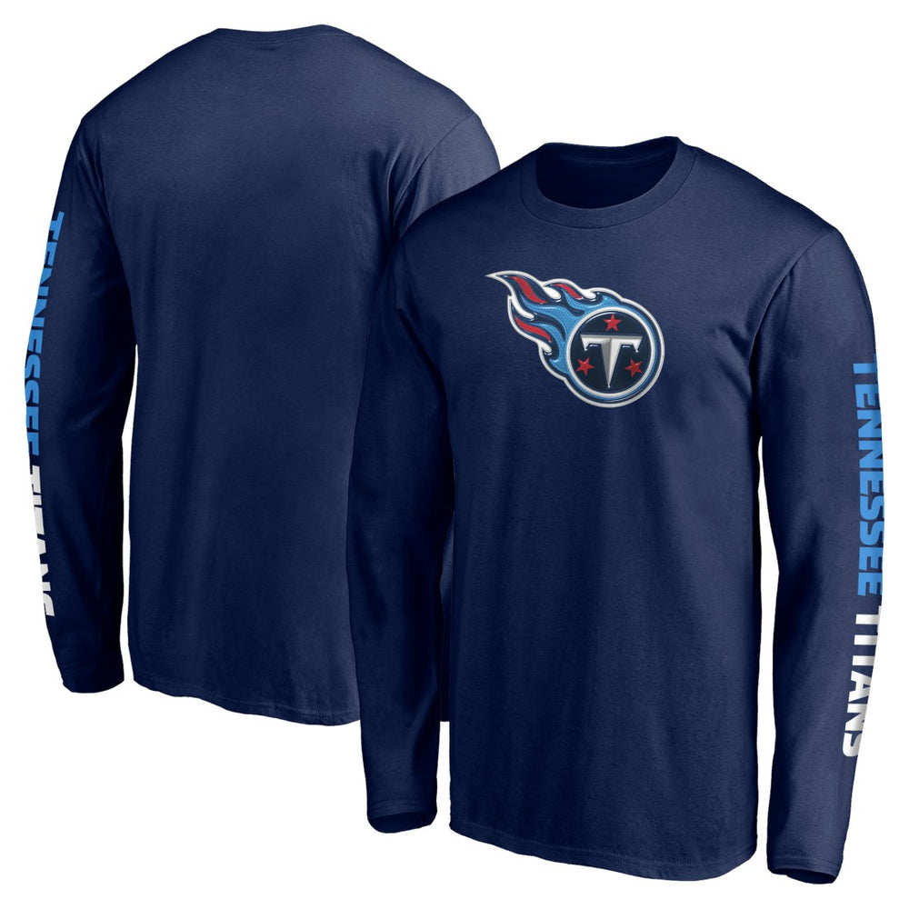 Tennessee Titans Front Runner Long Sleeve T-Shirt Navy