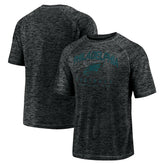 Philadelphia Eagles Shade Battle Ready Raglan Space-Dye T-Shirt Black