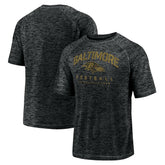 Baltimore Ravens Shade Battle Ready Raglan Space-Dye T-Shirt Black