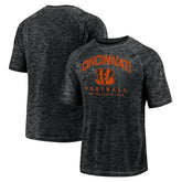 Cincinnati Bengals Shade Battle Ready Raglan Space-Dye T-Shirt Black