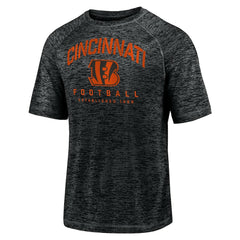 Cincinnati Bengals Shade Battle Ready Raglan Space-Dye T-Shirt Black