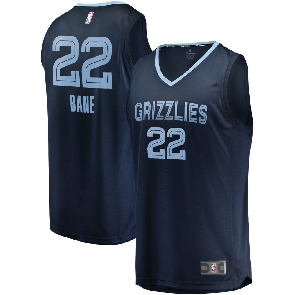NBA Desmond Bane Memphis Grizzlies 2020 NBA Draft First Round Pick Fast Break Replica Jersey Navy - Icon Edition