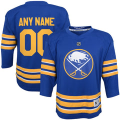 NHL Buffalo Sabres Youth Home Replica Custom Jersey - Blue
