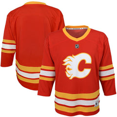 NHL Calgary Flames Youth Home Replica Blank Jersey - Red
