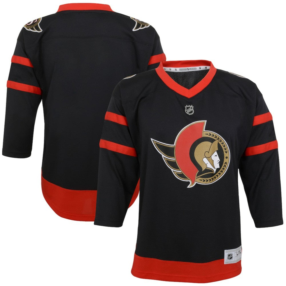 NHL Ottawa Senators Youth Home Replica Blank Jersey - Black