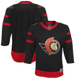 NHL Ottawa Senators Youth Home Premier Jersey - Black