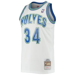 NBA Isaiah Rider Minnesota Timberwolves 1995/96 Hardwood Classics Swingman Jersey - White