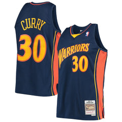 NBA Stephen Curry Golden State Warriors Hardwood Classics Swingman Jersey sale - Navy