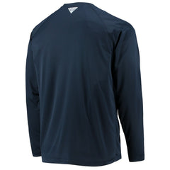 Dallas Cowboys Terminal Tackle Omni-Shade Raglan Long Sleeve T-Shirt Navy