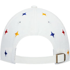 Pittsburgh Steelers '47 Women's Multi Confetti Clean Up Adjustable Hat White