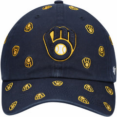 Milwaukee Brewers '47 Women's Confetti Clean Up Adjustable Hat - Navy Hats