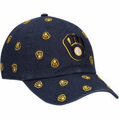Milwaukee Brewers '47 Women's Confetti Clean Up Adjustable Hat - Navy Hats