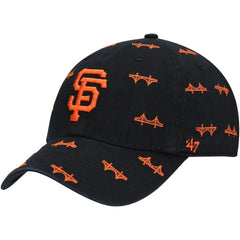 San Francisco Giants '47 Women's Confetti Clean Up Adjustable Hat - Black Hats