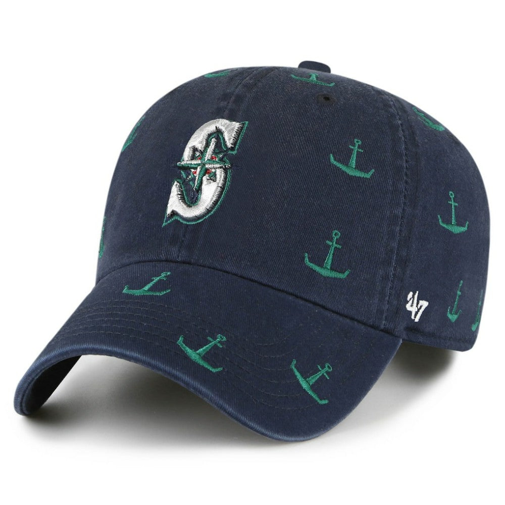 Seattle Mariners '47 Women's Confetti Clean Up Adjustable Hat - Navy Hats