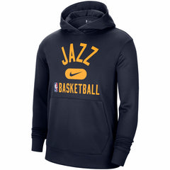 Utah Jazz 2021-2022 Spotlight On Court Performance Practice Pullover Hoodie Navy