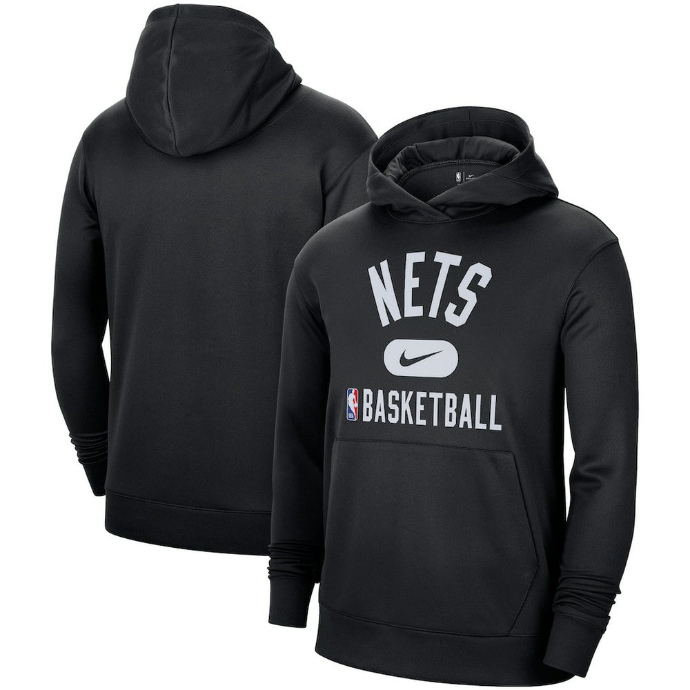 Brooklyn Nets 2021-2022 Spotlight On Court Performance Practice Pullover Hoodie Black