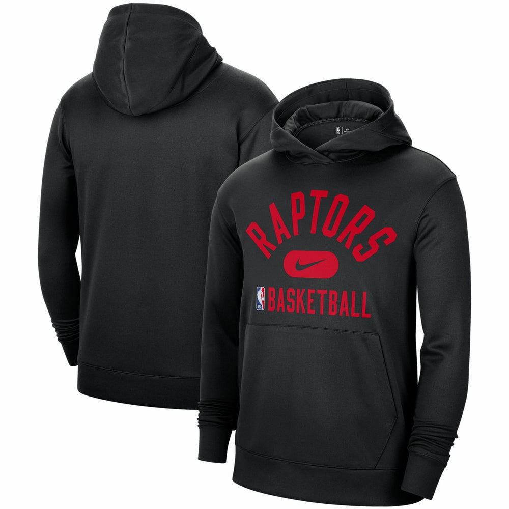 Toronto Raptors 2021-2022 Spotlight On Court Performance Practice Pullover Hoodie Black