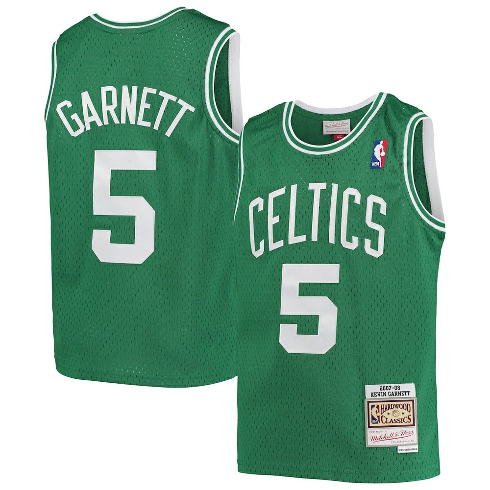NBA Kevin Garnett Boston Celtics Youth 2007/08 Hardwood Classics Swingman Jersey - Kelly Green