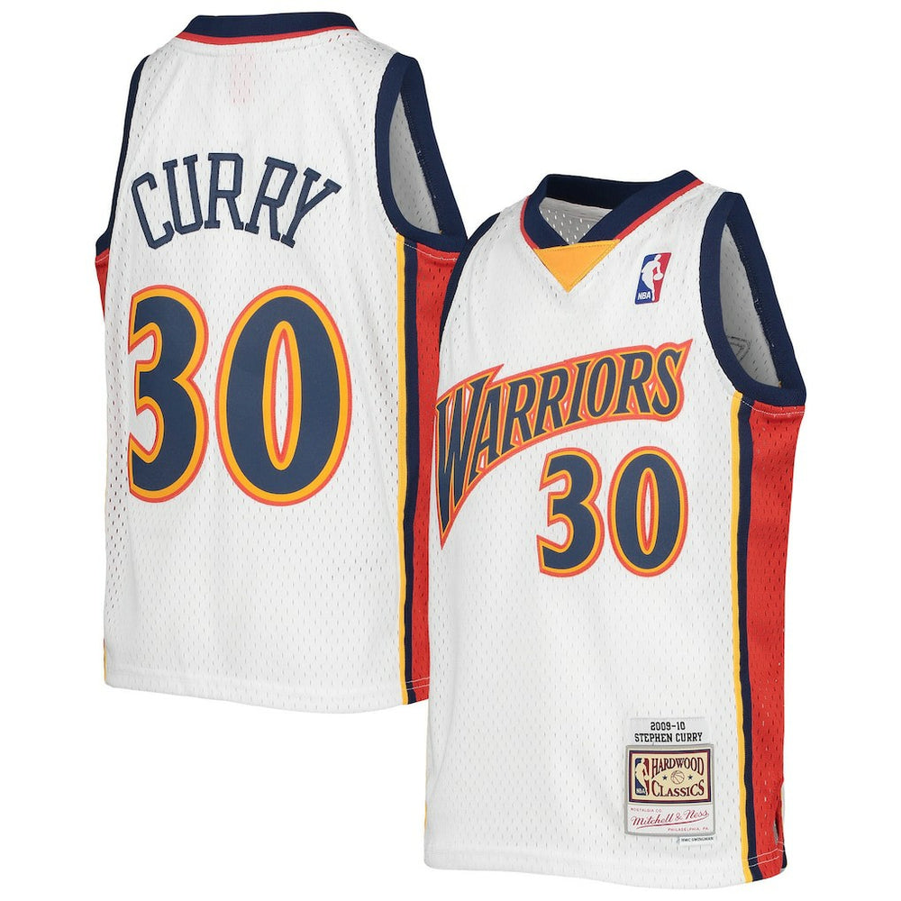 NBA Stephen Curry Golden State Warriors Youth 2009-10 Hardwood Classics Swingman Jersey sale - White