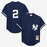 MLB Derek Jeter New York Yankees Mitchell & Ness Authentic Batting Practice Jersey - Navy