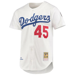MLB Pedro Martinez Los Angeles Dodgers Mitchell & Ness 1993 Cooperstown Collection Home Authentic Jersey - White