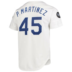 MLB Pedro Martinez Los Angeles Dodgers Mitchell & Ness 1993 Cooperstown Collection Home Authentic Jersey - White