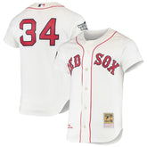 MLB David Ortiz Boston Red Sox Mitchell & Ness 2004 Cooperstown Collection Home Authentic Jersey - White