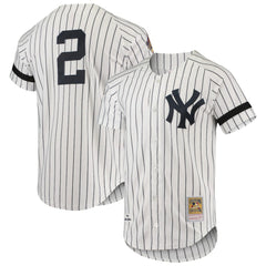 MLB New York Yankees Mitchell & Ness Cooperstown Collection 1996 Authentic Home Jersey - White