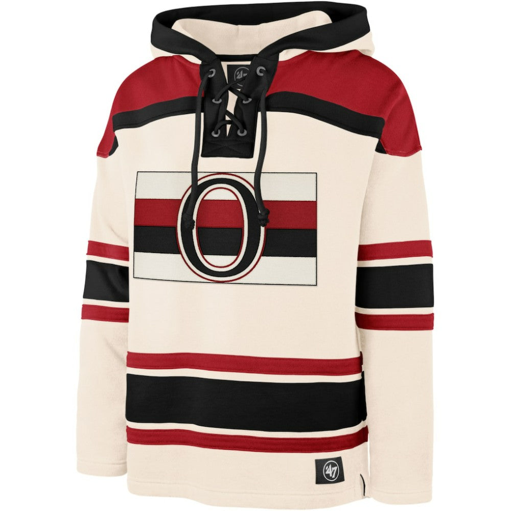 NHL Ottawa Senators '47 Superior Lacer Hoodie - Cream