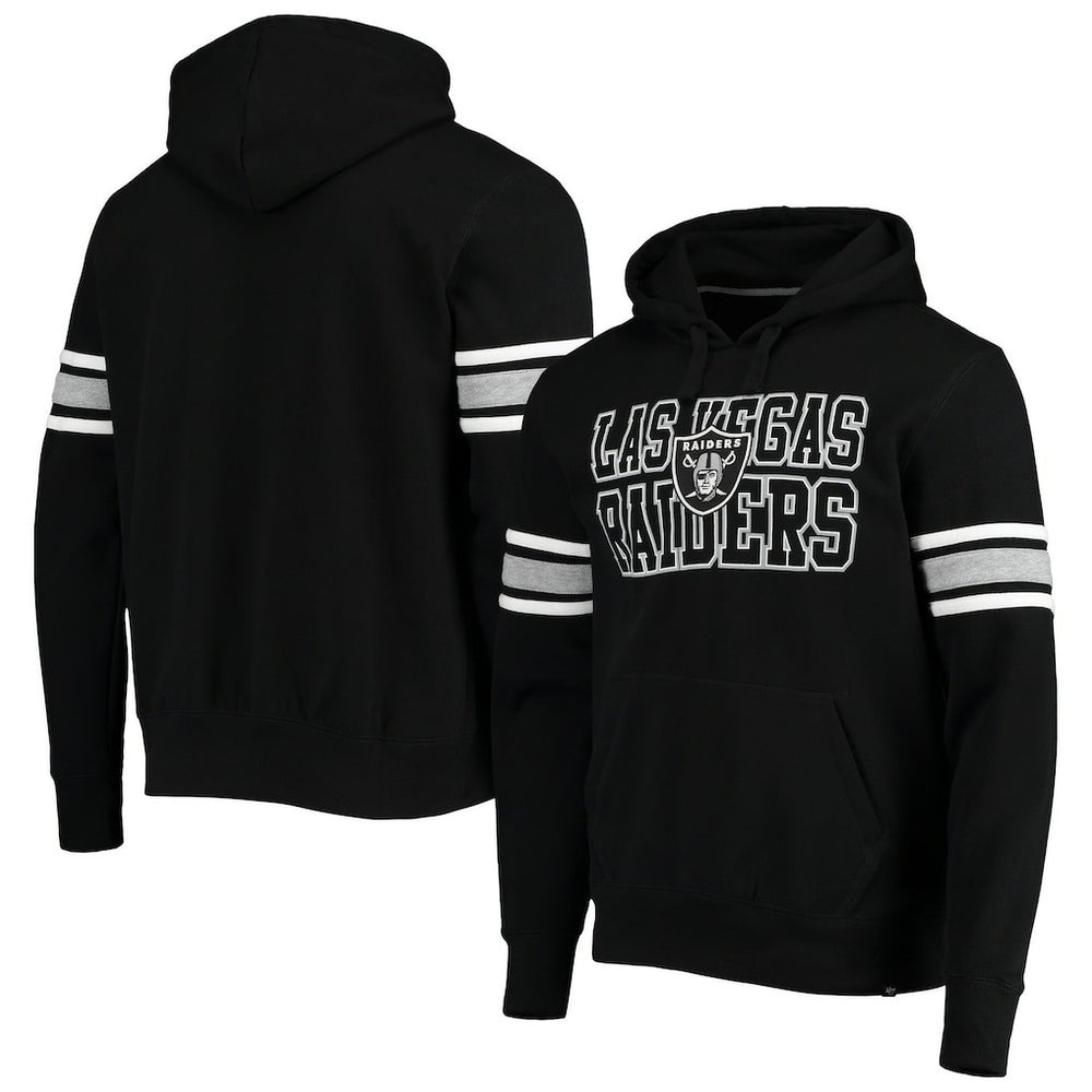 Las Vegas Raiders '47 Double Block Pullover Hoodie Black