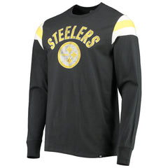 Pittsburgh Steelers '47 Franklin Rooted Long Sleeve T-Shirt Black