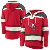 Tampa Bay Buccaneers '47 Lacer V-Neck Pullover Hoodie Red