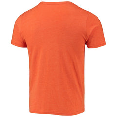 Cleveland Browns Field Goal Pocket Tri-Blend T-Shirt Heathered Orange