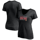 NHL Ottawa Senators Fanatics Women's Plus Size Mascot In Bounds V-Neck T-Shirt - Black