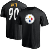 T.J. Watt Pittsburgh Steelers Player Icon Name & Number T-Shirt Black
