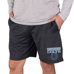 Indianapolis Colts Concepts Sport Bullseye Knit Jam Shorts Charcoal