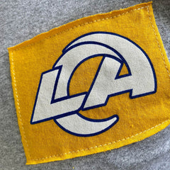 Los Angeles Rams Refried Apparel Sustainable Angle Long Sleeve T-Shirt Gray