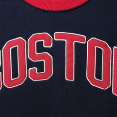 Boston Red Sox Starter Women's Baseline Raglan Pullover Sweatshirt - Red/Navy Pullover