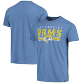 Los Angeles Rams '47 Stripe Thru Franklin T-Shirt Heathered Royal