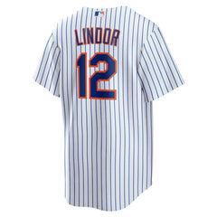 MLB Francisco Lindor New York Mets Nike Home Replica Player Jersey - White