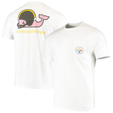 Pittsburgh Steelers Vineyard Vines Big & Tall Helmet T-Shirt White