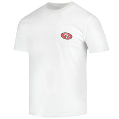 San Francisco 49ers Vineyard Vines Big & Tall Helmet T-Shirt White