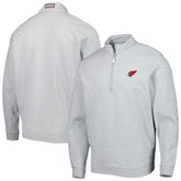 Arizona Cardinals Vineyard Vines Shep Shirt Quarter-Zip Sweatshirt Heather Gray