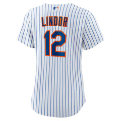 MLB Francisco Lindor New York Mets Nike Women's Home Replica Player Jersey - White
