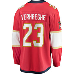 NHL Carter Verhaeghe Florida Panthers Fanatics Home Breakaway Jersey - Red