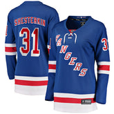 NHL Igor Shesterkin New York Rangers Fanatics Women's Home Breakaway Jersey - Blue